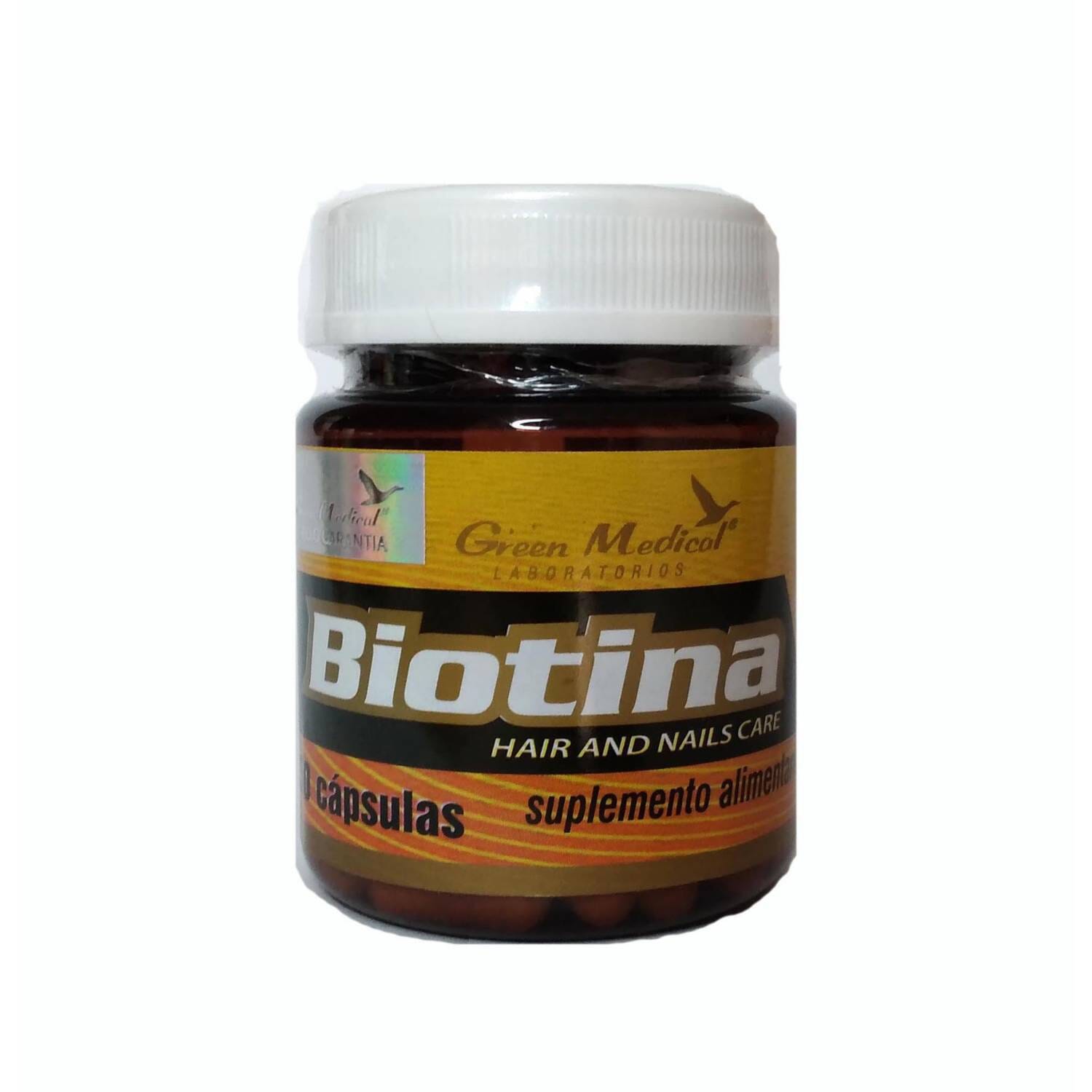 Biotina x 30 cápsulas Green medical